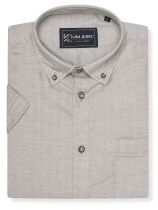 Chemisette Manches Courtes Beige Kam du 2XL au 8XL