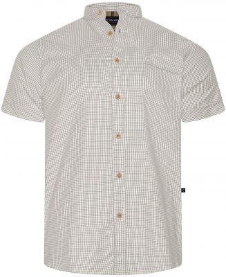 Chemisette Manches Courtes Beige Kam du 2XL au 8XL
