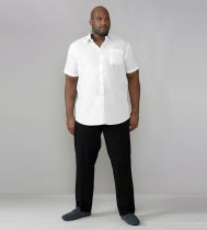 Chemisette Manches Courtes Blanche Duke 2XL à 10XL