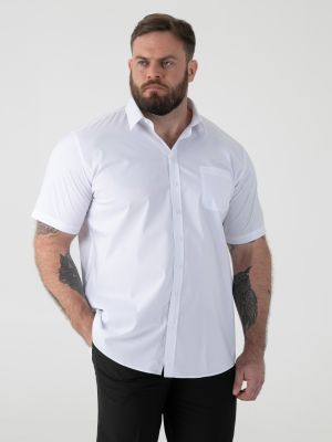 Chemisette Manches Courtes Blanche Duke du 2XL au 8XL