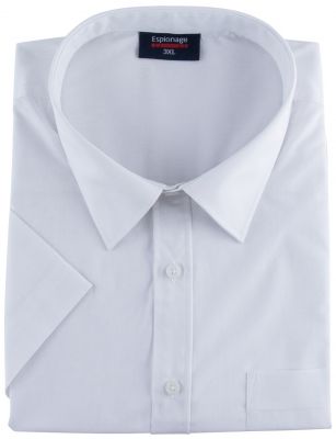 Chemisette Manches Courtes Blanche Espionage du 2XL au 8XL