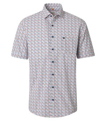 Chemisette Manches Courtes Blanche Redmond du 2XL au 6XL