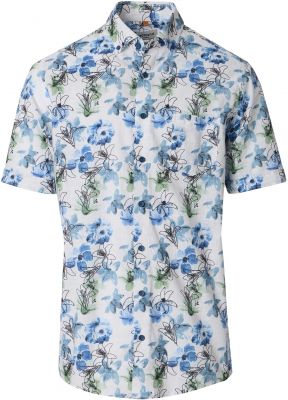 Chemisette Manches Courtes Blanche Redmond du 2XL au 6XL