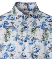 Chemisette Manches Courtes Blanche Redmond du 2XL au 6XL