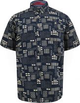 Chemisette Manches Courtes Bleu Marine  