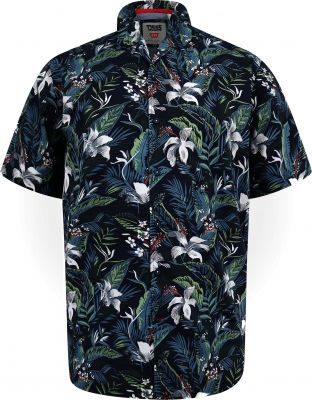 Chemisette Manches Courtes Bleu Marine Duke  Du 3XL au 8XL
