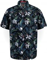 Chemisette Manches Courtes Bleu Marine Duke  Du 3XL au 8XL