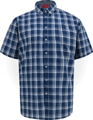 Chemisette Manches Courtes Bleu Marine Duke  Du 3XL au 8XL