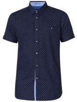 Chemisette Manches Courtes Bleu Marine Duke Du 3XL au 6XL