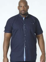 Chemisette Manches Courtes Bleu Marine Duke Du 3XL au 6XL