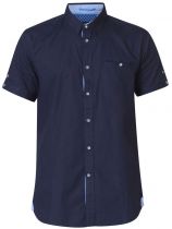 Chemisette Manches Courtes Bleu Marine Duke Du 3XL au 8XL