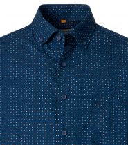 Chemisette Manches Courtes Bleu Marine Redmond du 2XL au 6XL