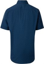 Chemisette Manches Courtes Bleu Marine Redmond du 2XL au 6XL