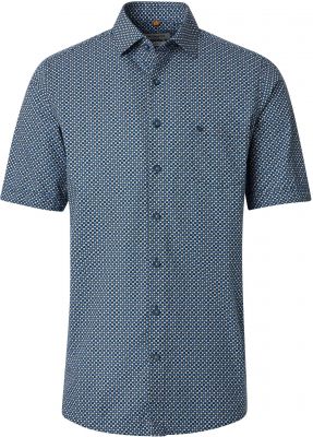 Chemisette Manches Courtes Bleu Marine Redmond du 2XL au 6XL