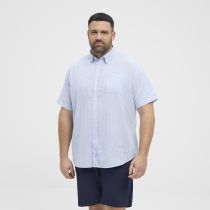 Chemisette Manches Courtes Bleue All Size du 3XL au 8XL