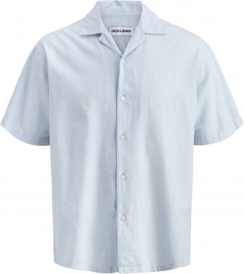 Chemisette Manches Courtes Bleue du 3XL au 8XL