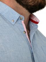 Chemisette Manches Courtes Bleue Duke 