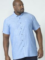 Chemisette Manches Courtes Bleue Duke Du 3XL au 8XL