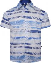 Chemisette Manches Courtes Bleue Kam du 2XL au 8XL