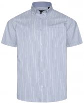 Chemisette Manches Courtes Bleue Kam du 2XL au 8XL