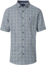 Chemisette Manches Courtes Bleue Redmond du 2XL au 6XL