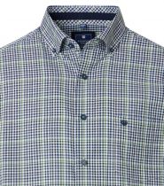 Chemisette Manches Courtes Bleue Redmond du 2XL au 6XL