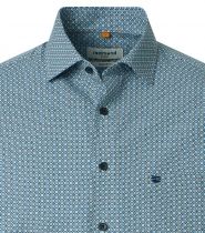 Chemisette Manches Courtes Bleue Redmond du 2XL au 6XL