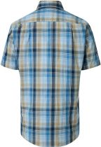 Chemisette Manches Courtes Bleue Redmond du 2XL au 6XL