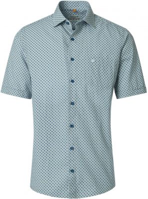 Chemisette Manches Courtes Bleue Redmond du 2XL au 6XL