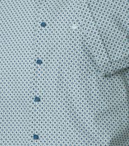 Chemisette Manches Courtes Bleue Redmond du 2XL au 6XL