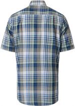 Chemisette Manches Courtes Bleue Redmond du 2XL au 6XL