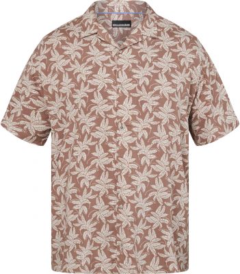Chemisette Manches Courtes Brun Orange All Size du 3XL au 8XL