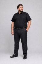 Chemisette Manches Courtes Col Vario Noire JP1880 du 4XL au 8XL