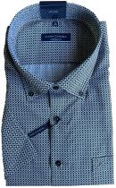 Chemisette Manches Courtes	Gris/Bleu Casa Moda du 3XL au 7XL