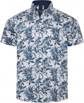 Chemisette Manches Courtes Grise Kam du 2XL au 8XL