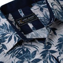 Chemisette Manches Courtes Grise Kam du 2XL au 8XL