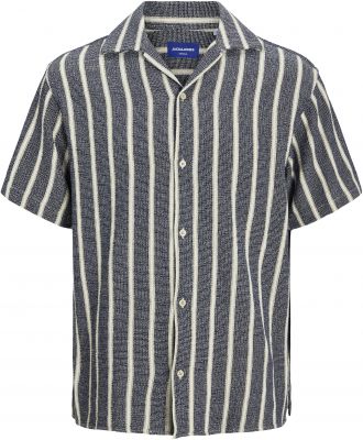 Chemisette Manches Courtes Indigo Jack&Jones du 3XL au 7XL
