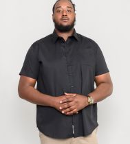 Chemisette Manches Courtes Noire Duke 2XL à 10XL