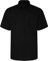 Chemisette Manches Courtes Noire Kam du 2XL au 8XL
