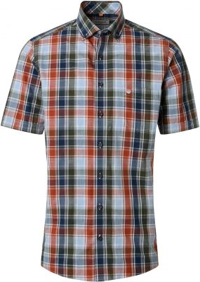 Chemisette Manches Courtes Orange Redmond du 2XL au 6XL