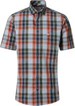 Chemisette Manches Courtes Orange Redmond du 2XL au 6XL