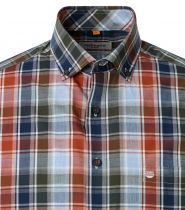 Chemisette Manches Courtes Orange Redmond du 2XL au 6XL