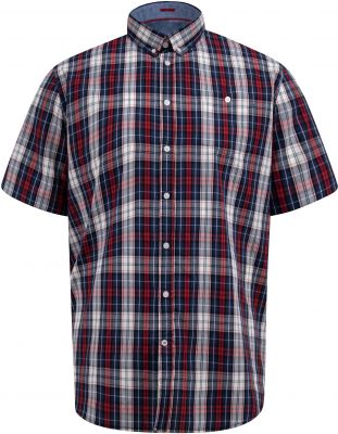 Chemisette Manches Courtes Rouge Duke Du 3XL au 6XL