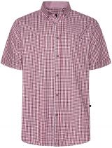 Chemisette Manches Courtes Rouge Kam du 2XL au 8XL
