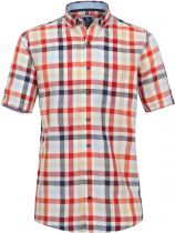 Chemisette Manches Courtes Rouge Redmond du 2XL au 6XL