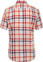 Chemisette Manches Courtes Rouge Redmond du 2XL au 6XL