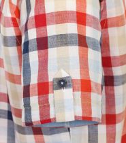 Chemisette Manches Courtes Rouge Redmond du 2XL au 6XL