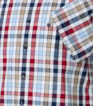 Chemisette Manches Courtes Rouge Redmond du 2XL au 6XL