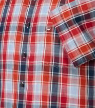 Chemisette Manches Courtes Rouge Redmond du 2XL au 6XL