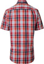Chemisette Manches Courtes Rouge Redmond du 2XL au 6XL